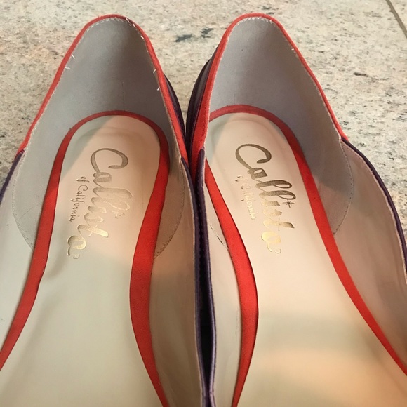 SOLD ♓️🅿️Callisto Purple Fordye Ballet Flats size 8.5 - Picture 9 of 16